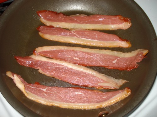 duck bacon