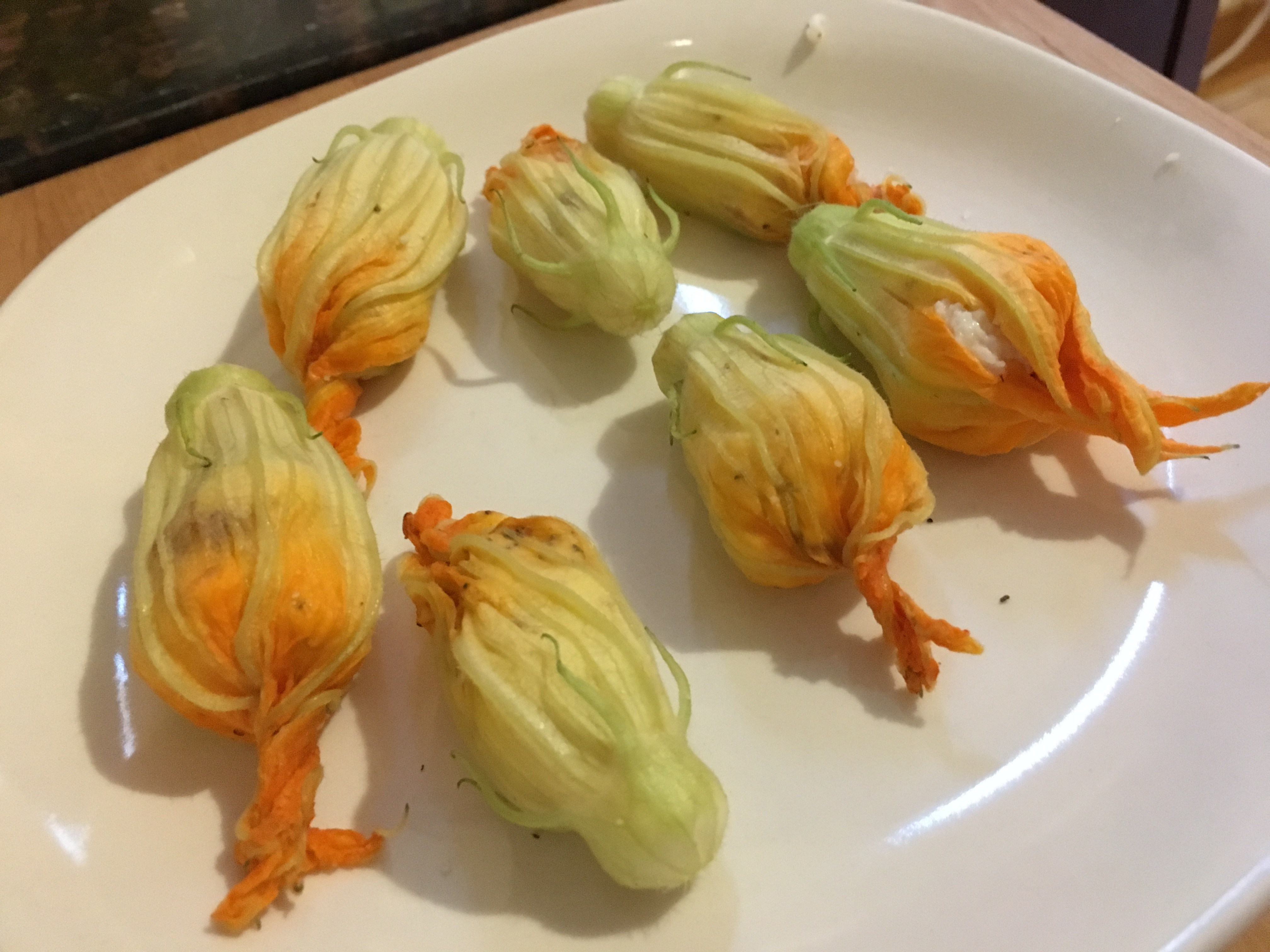 Just some fuckin' zucchini flowers